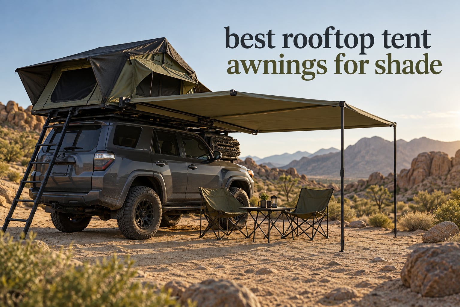 best rooftop tent awnings for shade