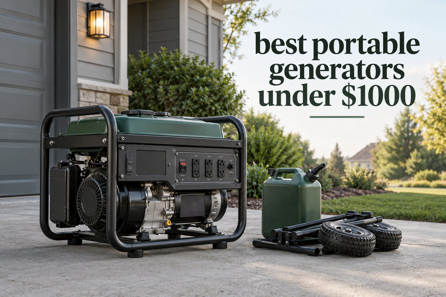 best portable generators under $1000