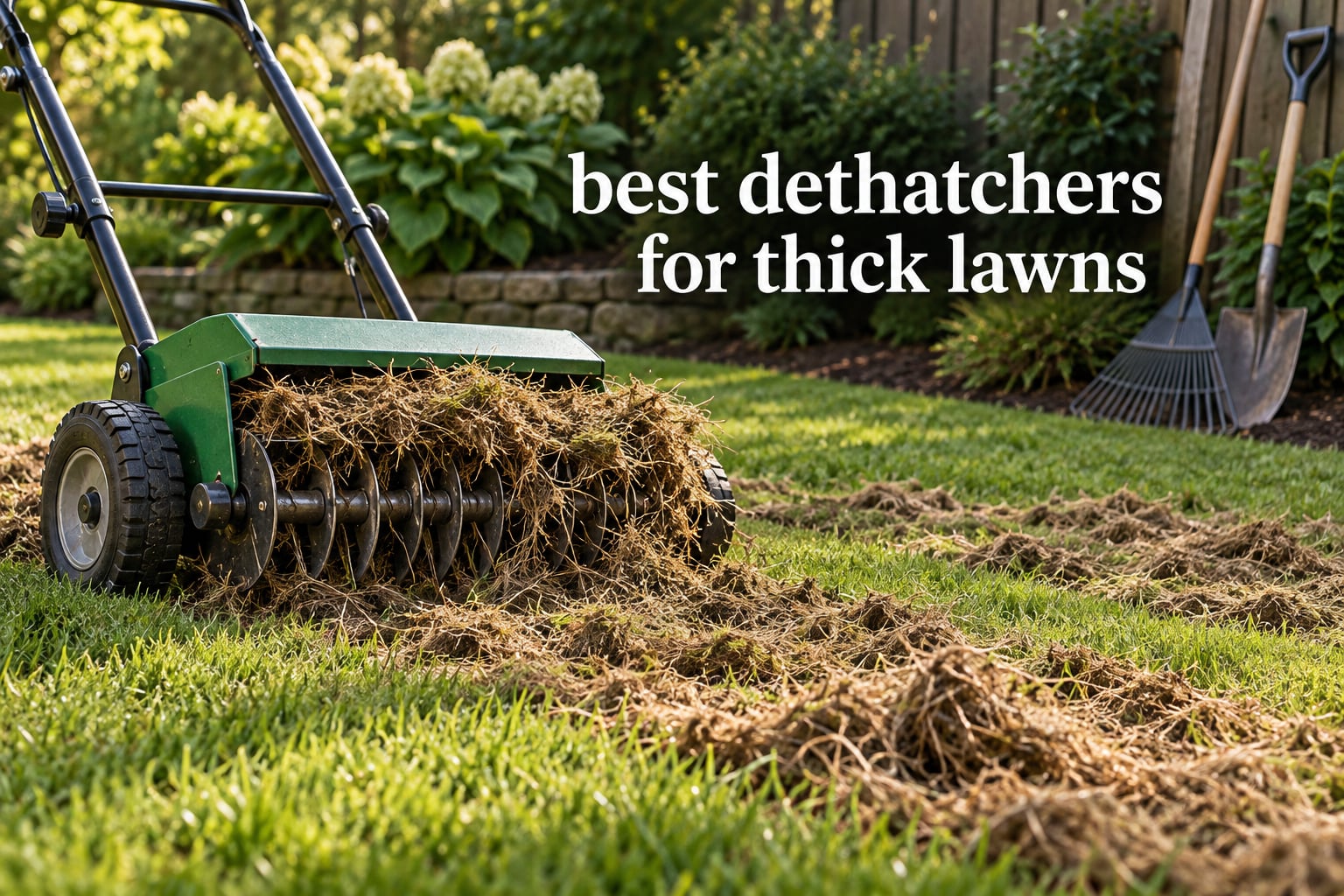 best dethatchers for thick lawns