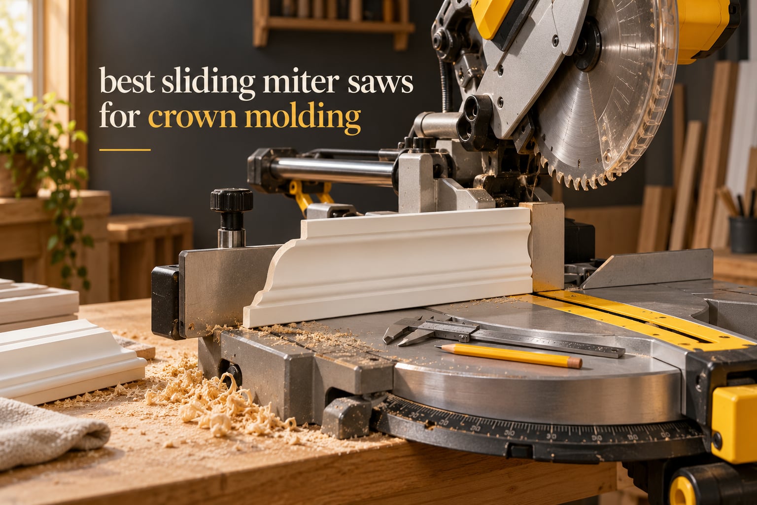 best sliding miter saws for crown molding