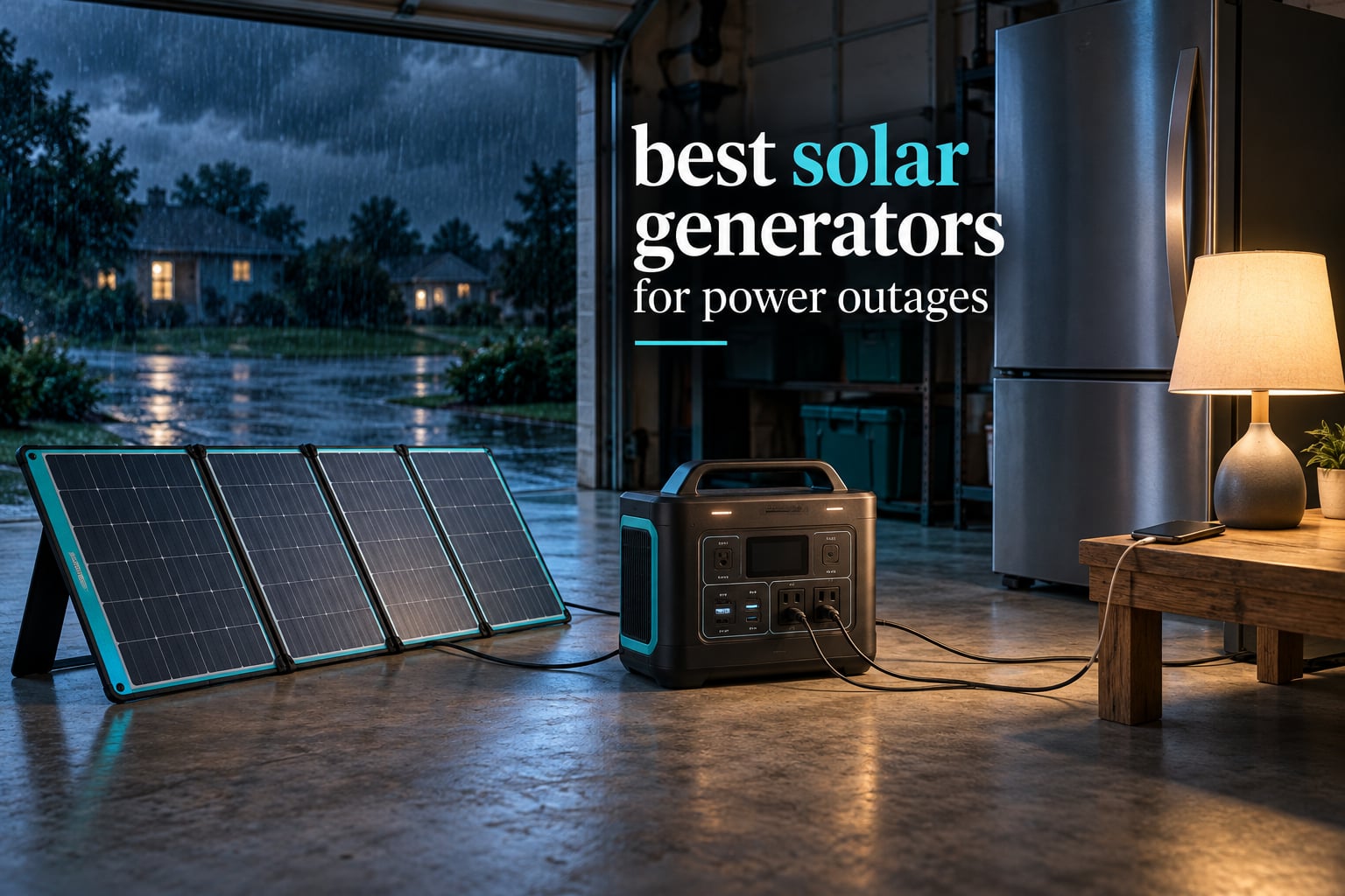 best solar generators for power outages