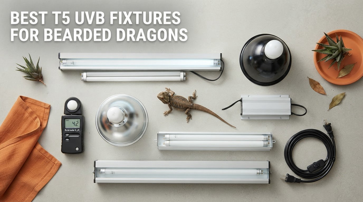 best t5 uvb fixtures for bearded dragons