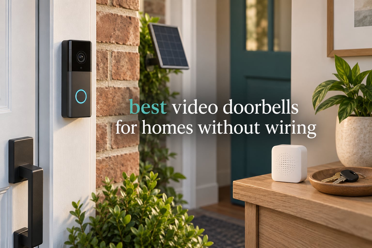 best video doorbells for homes without wiring