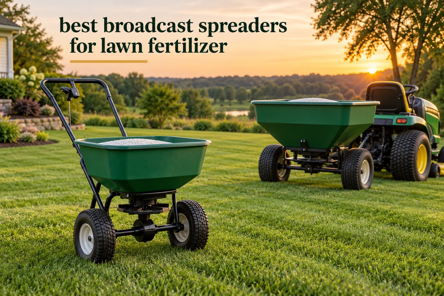 best broadcast spreaders for lawn fertilizer